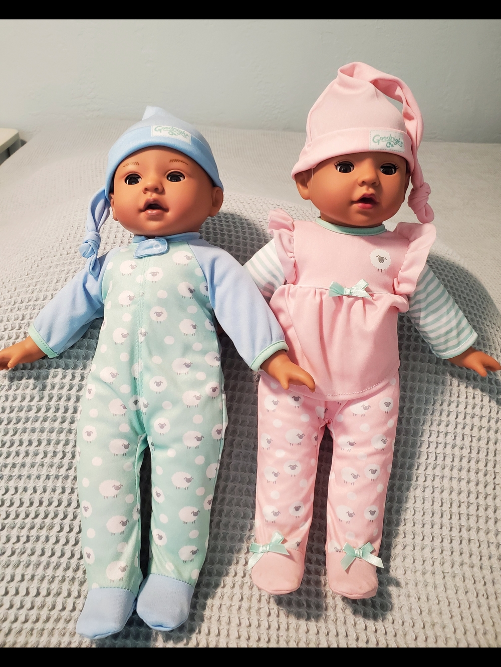 Vinyl Dolls Sleepy Sweet Twins 16" Member's Mark